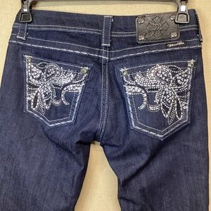 Miss Me Jeans Like New! Boot Cut Dark Wash Sz 28